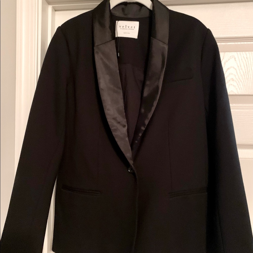 Women’s black tuxedo jacket blazer.  NWOT